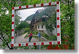 bohinj, europe, horizontal, mirrors, reflections, roads, slovenia, photograph