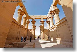 africa, aswan, egypt, horizontal, philae temple, pillars, photograph