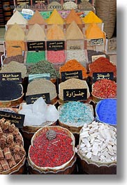 africa, aswan, display, egypt, spices, vertical, photograph