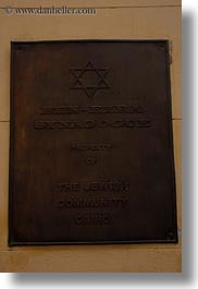 africa, cairo, coptic, egypt, signs, synagogue, vertical, photograph