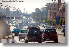 africa, cairo, congestion, egypt, horizontal, traffic, photograph