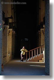 africa, barquk mosque, cairo, cell phone, egypt, men, mosques, muslim, religious, stairs, vertical, photograph