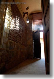 africa, barquk mosque, cairo, doors, egypt, glow, lights, mosques, muslim, open, perspective, religious, upview, vertical, photograph