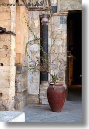 africa, barquk mosque, cairo, egypt, mosques, plants, potted, vertical, photograph