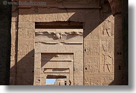 africa, doors, egypt, frames, horizontal, kom ombo temple, temples, photograph