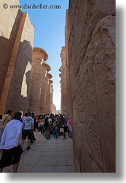 africa, crowds, egypt, karnak temple, luxor, pillars, vertical, photograph
