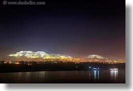 africa, egypt, horizontal, lighted, long exposure, luxor, mountains, scenics, photograph
