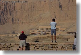 africa, egypt, horizontal, looking, people, temple queen hatshepsut, temples, photograph