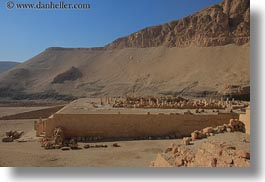 africa, architectural ruins, egypt, horizontal, temple queen hatshepsut, photograph