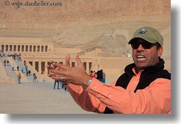 africa, ahmed, baseball cap, clothes, egypt, hats, horizontal, people, sunglasses, talking, tour guides, wt people, photograph