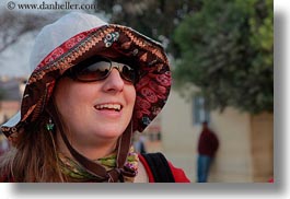 africa, carla, carla henry, clothes, egypt, emotions, hats, horizontal, people, smiles, sunglasses, tourists, wt people, photograph