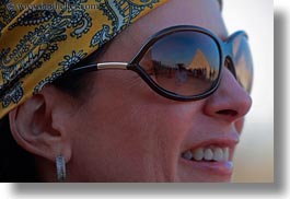 africa, egypt, horizontal, pyramids, reflections, sunglasses, victoria gurthrie, wt people, photograph
