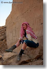 africa, clothes, egypt, keffiyeh, sandstone, scarves, vertical, vicky, victoria gurthrie, wt people, photograph