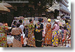 africa, colorful, crowds, horizontal, togo, tribes, west africa, photograph