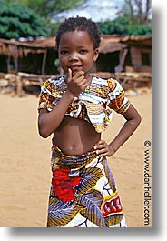 africa, girls, thoughtful, togo, tribes, vertical, west africa, photograph