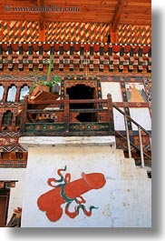 arts, asia, bhutan, frescoes, paintings, penis, vertical, photograph