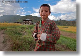 asia, asian, bhutan, boys, childrens, clothes, costumes, emotions, horizontal, lobeysa, people, smiles, style, photograph