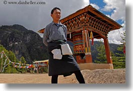 asia, asian, bhutan, bhutanese, gho, horizontal, men, people, style, traditional, photograph