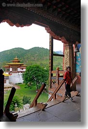 asia, asian, bhutan, buddhist, dzong, entry, people, punakha dzong, religious, temples, vertical, photograph