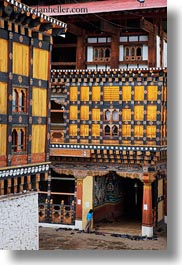 asia, asian, bhutan, buddhist, doors, dzong, religious, rinpung dzong, style, vertical, womens, photograph