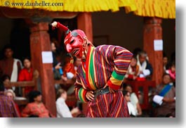 activities, asia, asian, bhutan, clothes, costumes, dance, dancers, events, festival, horizontal, jokers, people, style, wangduephodrang dzong, photograph
