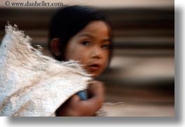 asia, blur, cambodia, girls, horizontal, motion, people, photograph