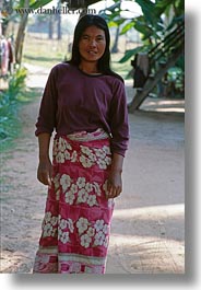 asia, cambodia, people, smiling, vertical, womens, photograph
