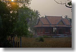 asia, cambodia, horizontal, landscapes, scenics, sunsets, temples, photograph