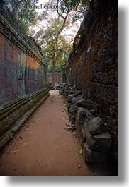 alleys, asia, cambodia, narrow, ta promh, vertical, photograph
