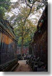 alleys, asia, cambodia, narrow, ta promh, vertical, photograph