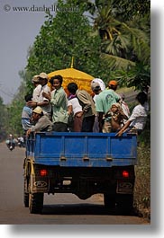 asia, cambodia, crowded, over, transportation, vehicles, vertical, photograph