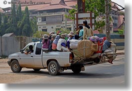 asia, cambodia, crowded, horizontal, over, transportation, vehicles, photograph