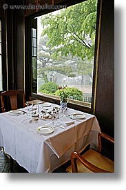 asia, dining, dining room, fujiya hotel, hakone, japan, tables, vertical, photograph