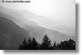 asia, black and white, cloudy, hakone, horizontal, japan, landscapes, photograph