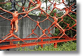 acrobatic, asia, hakone, horizontal, japan, open air museum, statues, photograph