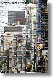 asia, city scenes, japan, kyoto, streets, vertical, wires, photograph