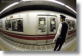 asia, cars, fast, fisheye lens, horizontal, japan, subway, photograph