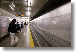 asia, cars, fast, horizontal, japan, slow exposure, subway, photograph