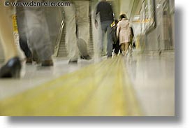 asia, horizontal, japan, slow exposure, subway, walkers, photograph
