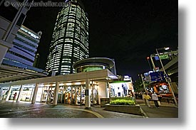 asia, cityscapes, horizontal, japan, nite, shops, slow exposure, tokyo, photograph