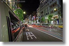 asia, cityscapes, horizontal, japan, long exposure, nite, roppongi, streets, tokyo, photograph