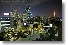 asia, cityscapes, horizontal, japan, nite, slow exposure, tokyo, photograph