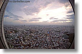 asia, cityscapes, fisheye lens, horizontal, japan, tokyo, photograph