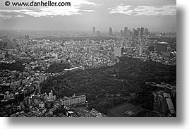 asia, black and white, cityscapes, horizontal, japan, tokyo, photograph