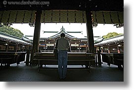 asia, horizontal, japan, japanese, kanto, meiji shrine, praying, tokyo, photograph