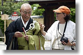 asia, dorothy, horizontal, japan, priests, tour group, zen, photograph