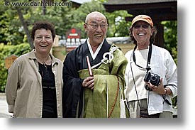 asia, dorothy, horizontal, japan, leslie, priests, tour group, photograph