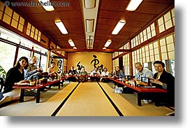 asia, groups, horizontal, japan, meal, tour group, photograph
