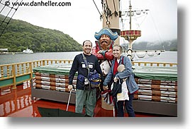 asia, dans, horizontal, japan, jills, pirates, tour group, photograph
