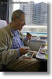 asia, eating, japan, per, per berthelsen, tour group, trains, vertical, photograph